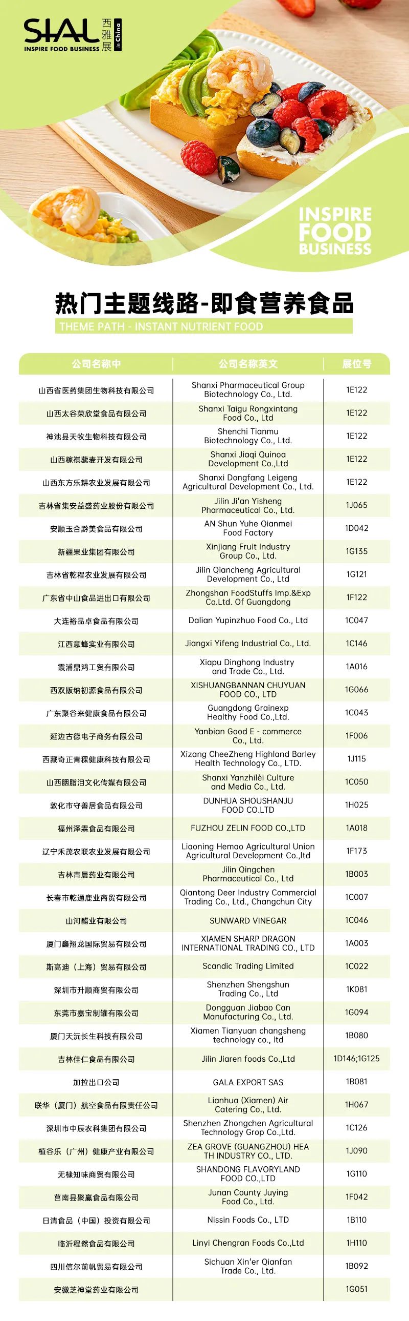 SIAL西雅展